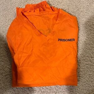 Orange Prisoner Costume Set